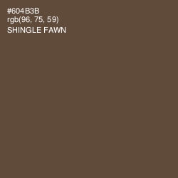 #604B3B - Shingle Fawn Color Image
